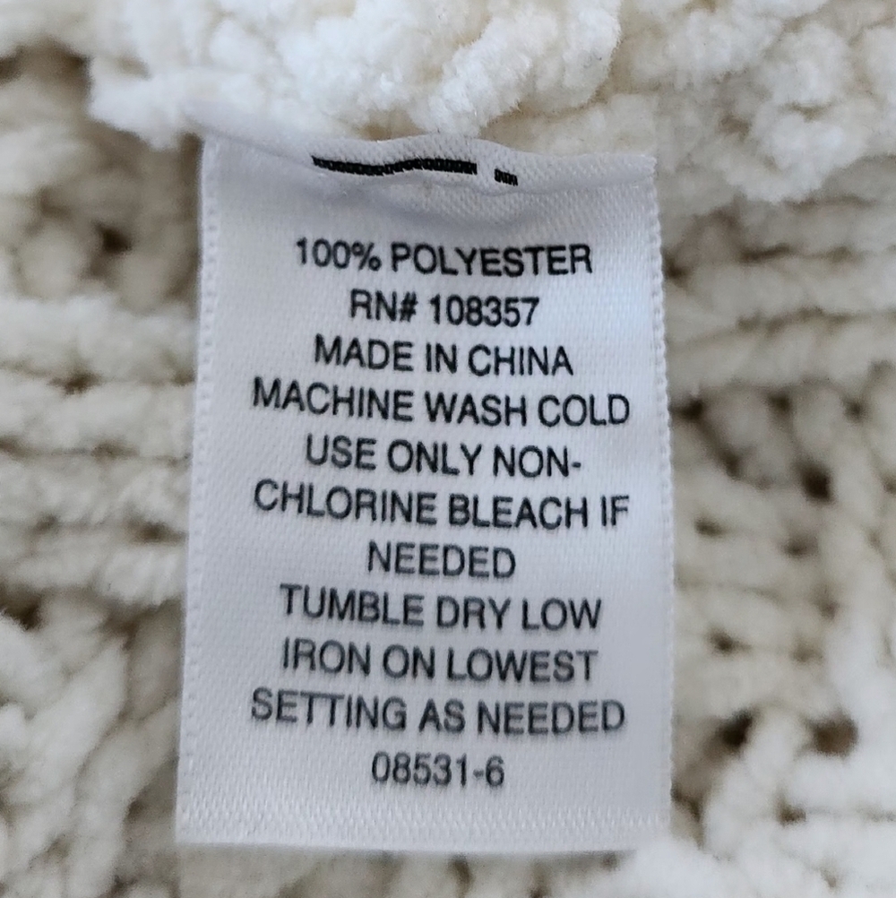 Arizona Jean Co. Cropped off-white knit sweater size Small - Picture 4 of 4